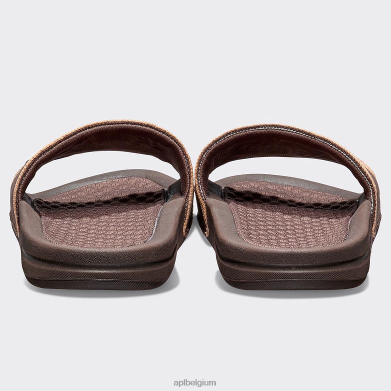 Heren groot logo techloom dia 5 406TH1003 dia\s chocolade/ivoor/karamel APL