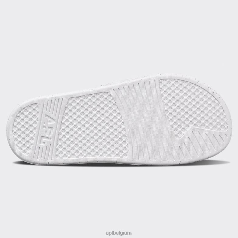 Heren groot logo techloom dia 6 406TH1037 dia\s wit/cement/spikkel APL