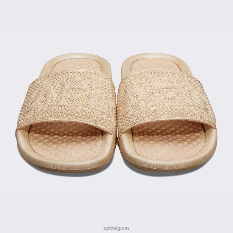 Heren groot logo techloom dia 7 406TH1053 dia\s metaal champagne APL