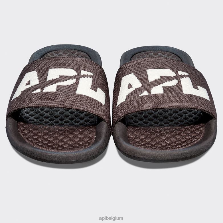 Heren groot logo techloom dia 7 406TH1054 dia\s chocolade/ongerept APL