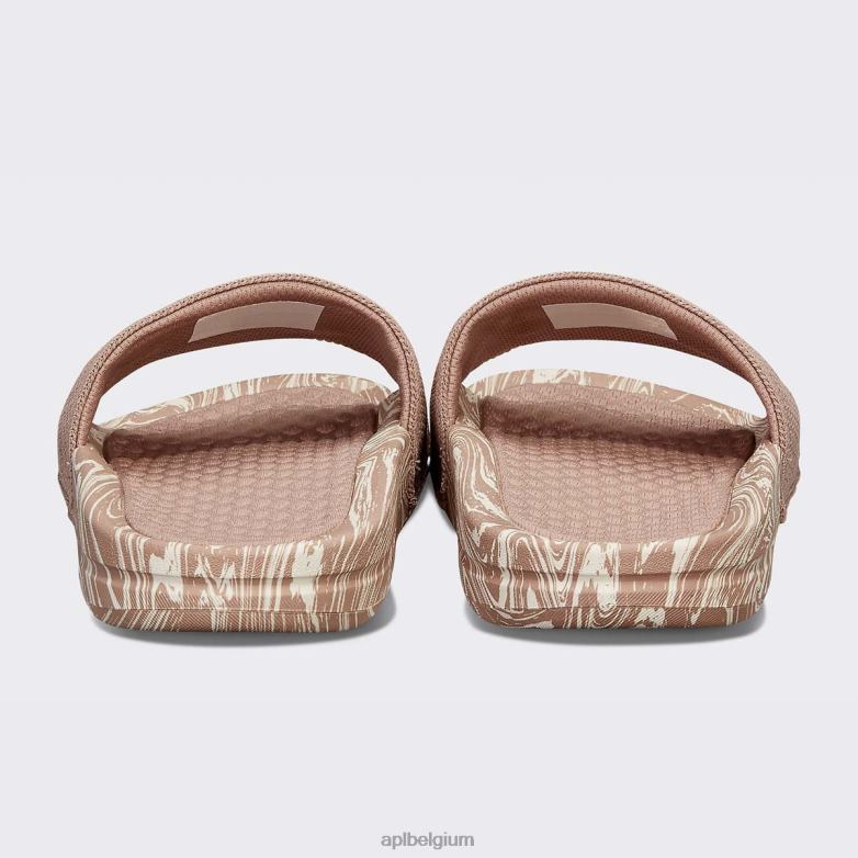 Heren groot logo techloom dia 7 406TH1061 dia\s amandel/ongerept/marmer APL