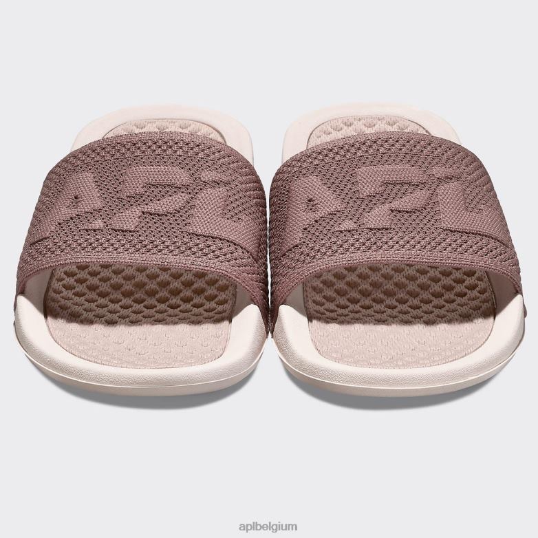 Heren groot logo techloom dia 7 406TH1063 dia\s creme/rozenstof/strandhout APL