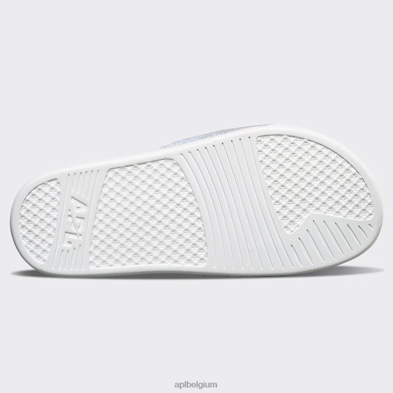 Heren groot logo techloom dia 8 406TH1066 dia\s wit/pastel gemêleerd/ombre APL