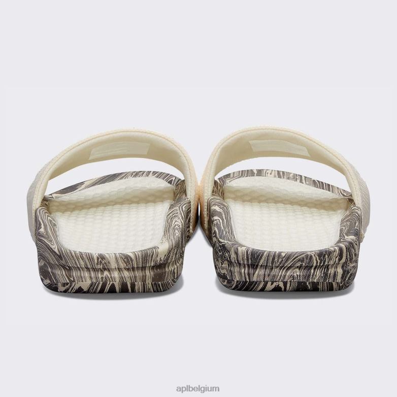 Heren groot logo techloom dia 8 406TH1074 dia\s gaaf/zilver travertijn/marmer APL