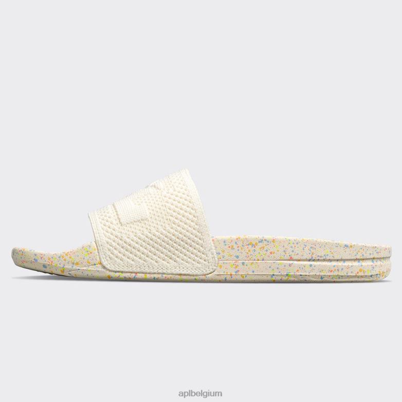 Heren groot logo techloom dia 8 406TH1075 dia\s ongerept/neon/spikkel APL