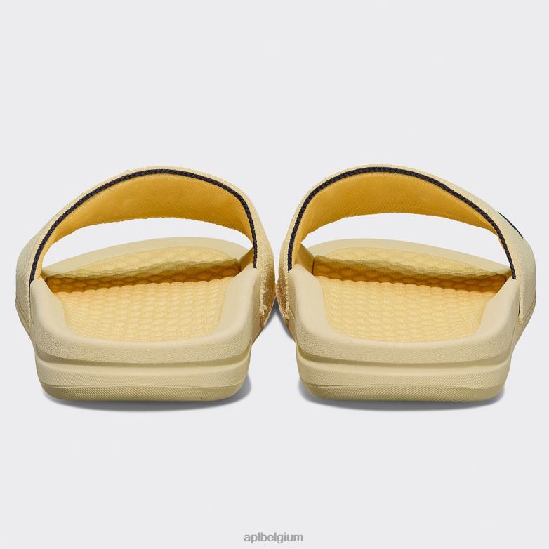 Heren groot logo techloom dia 8 406TH1082 dia\s citroenschil/middernacht APL