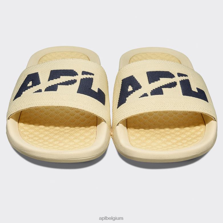 Heren groot logo techloom dia 8 406TH1082 dia\s citroenschil/middernacht APL