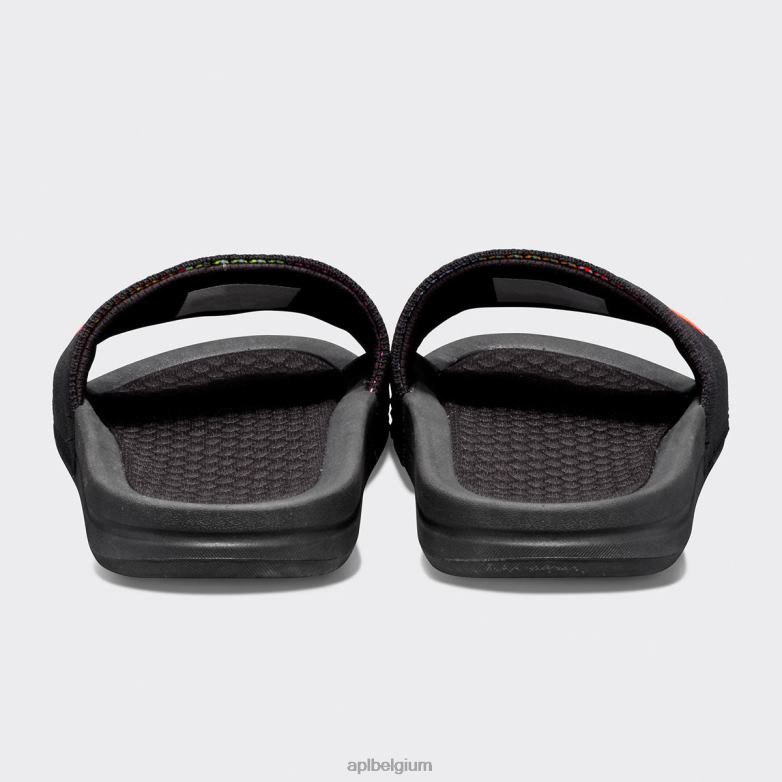 Heren groot logo techloom dia 8 406TH1083 dia\s zwart/multi/geblokt APL