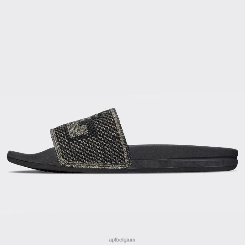 Heren groot logo techloom dia 9 406TH1104 dia\s zwart/goud/zilver APL