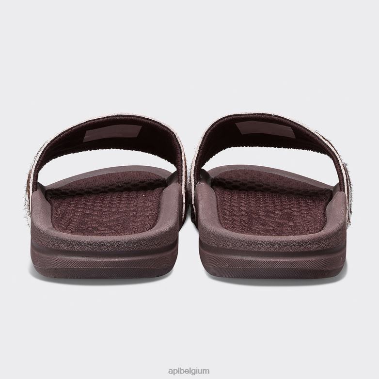 Heren iconische glijbaan 406TH1102 dia\s diepbruin/wit/koe APL