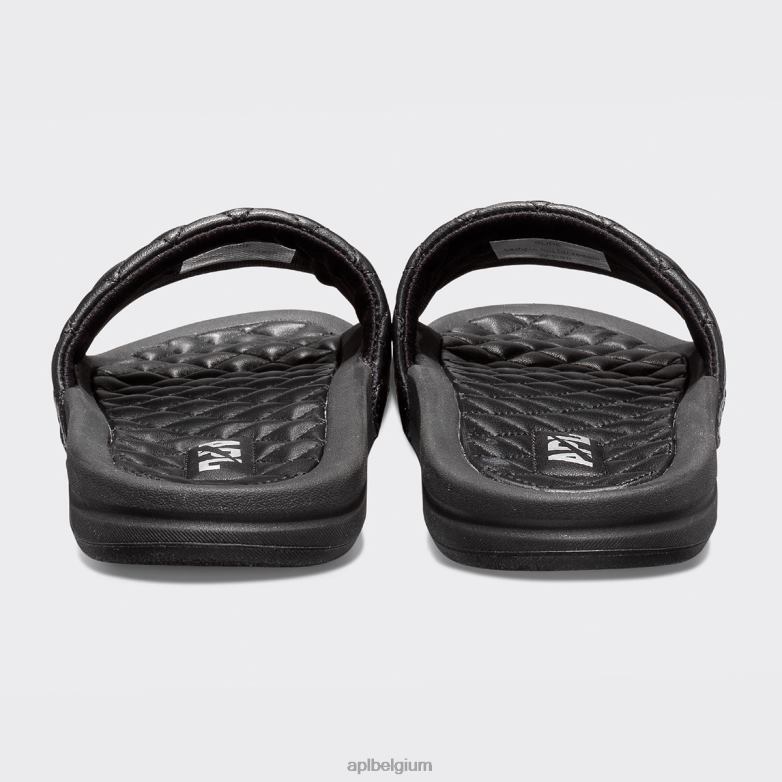 Heren lusso 406TH989 dia\s schuif zwart APL