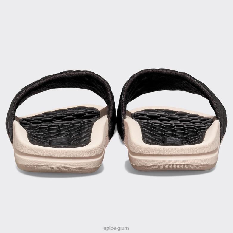 Heren lusso glijbaan 15 406TH1001 dia\s zwart/creme APL