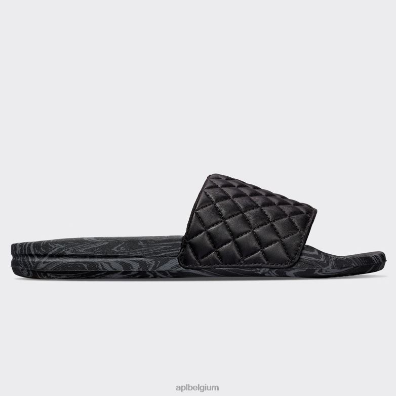 Heren lusso glijbaan 15 406TH1029 dia\s zwart/antraciet/marmer APL