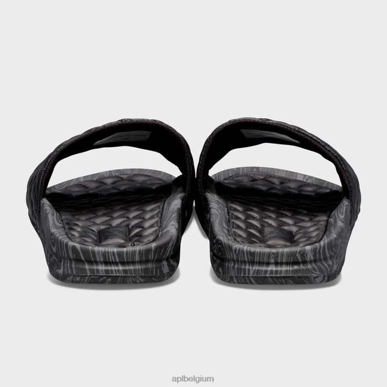 Heren lusso glijbaan 15 406TH1029 dia\s zwart/antraciet/marmer APL