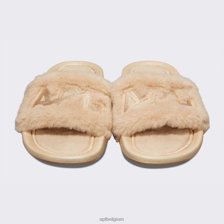 Heren shearling glijbaan 406TH1021 dia\s Champagne APL