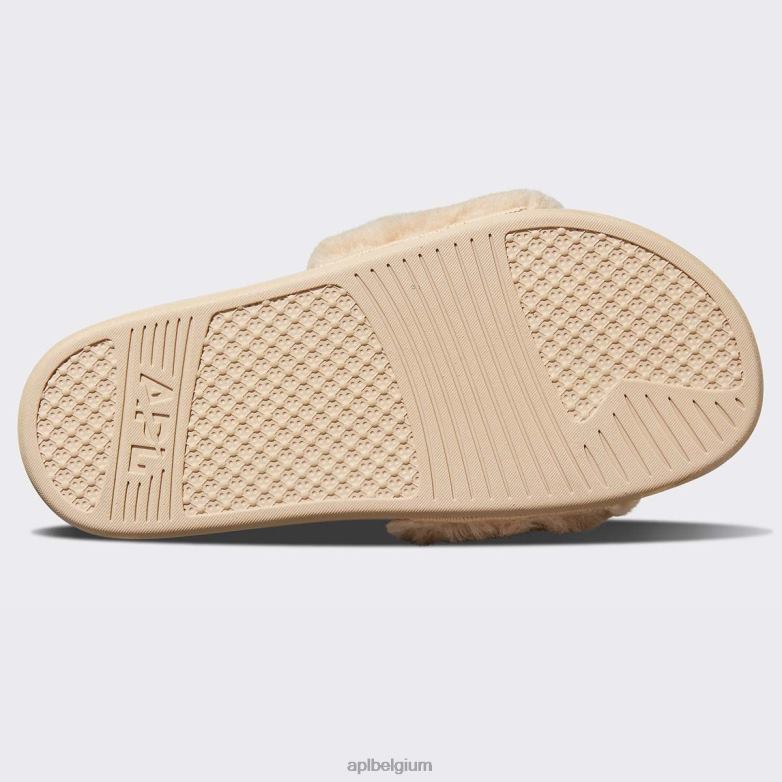 Heren shearling glijbaan 406TH1021 dia\s Champagne APL