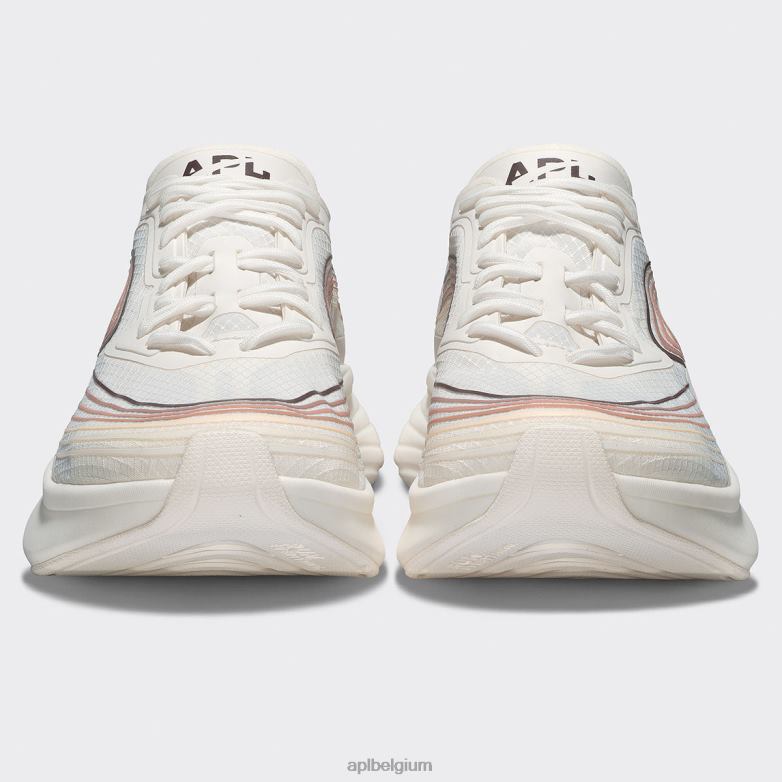 Heren stroomlijnen 22 406TH740 rennen ivoor/chocolade/multi APL