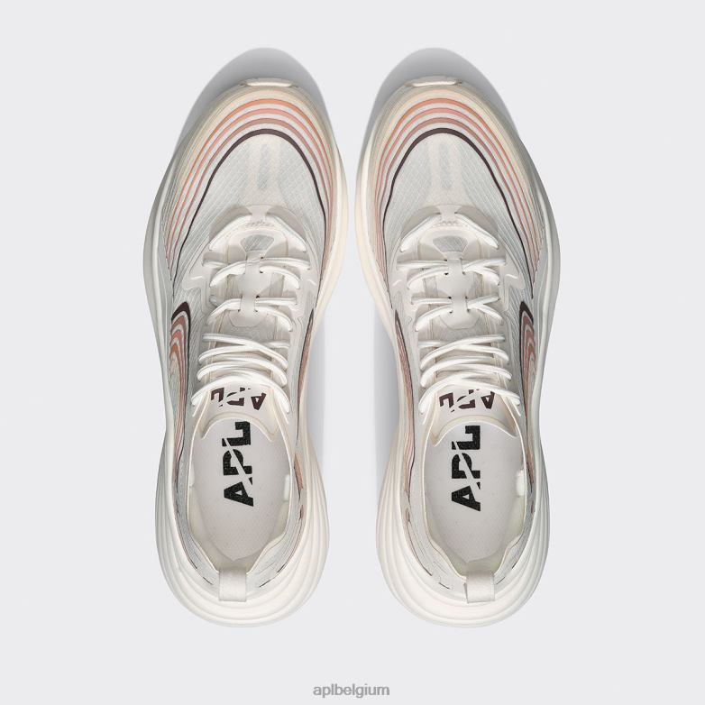 Heren stroomlijnen 22 406TH740 rennen ivoor/chocolade/multi APL