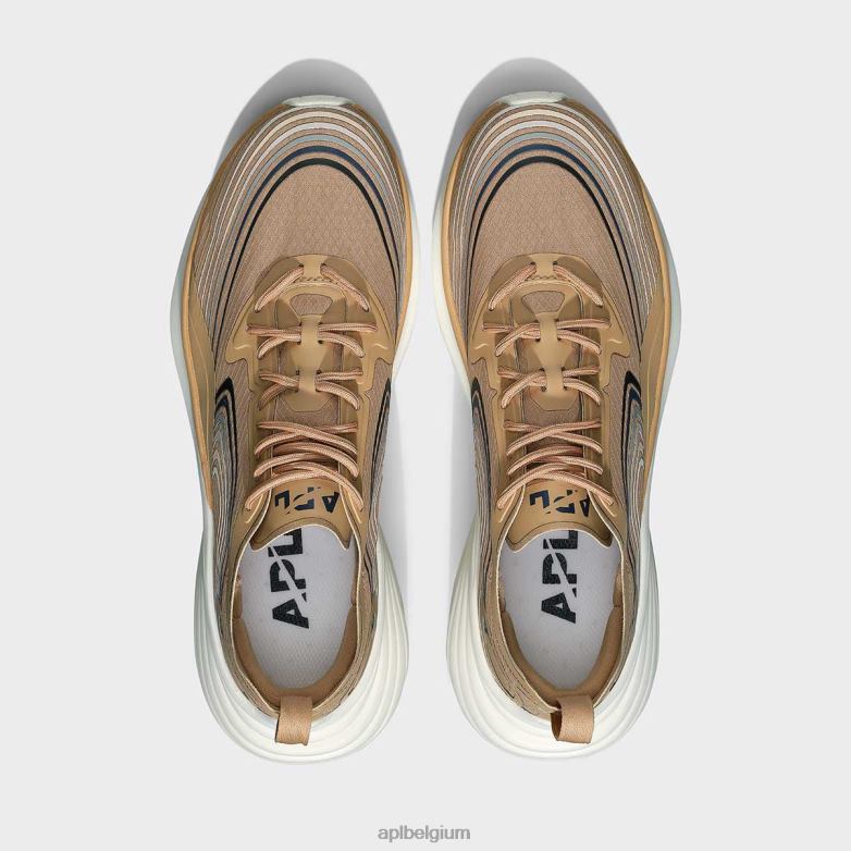 Heren stroomlijnen 22 406TH772 rennen bruin/marineblauw/multi APL