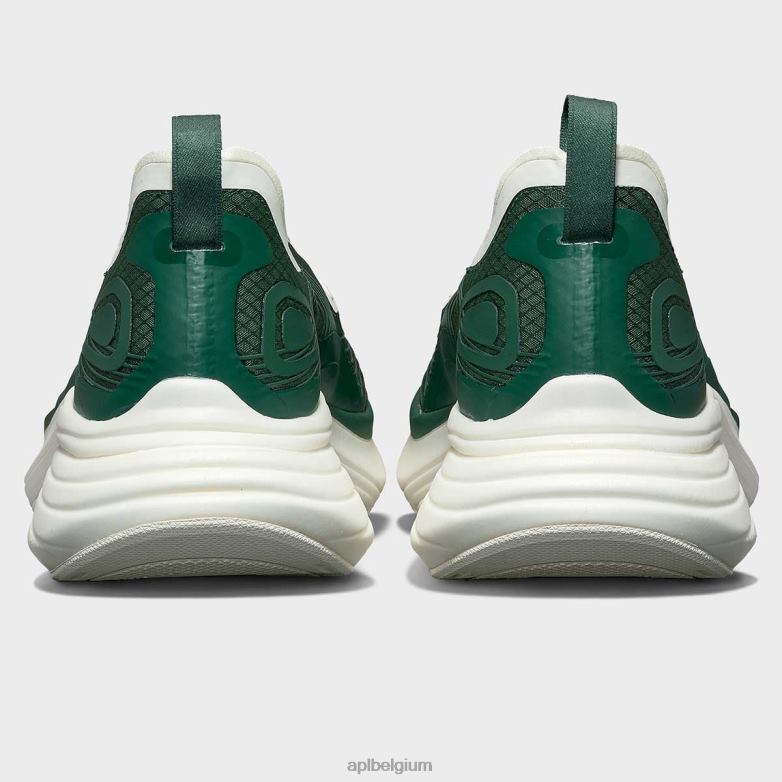 Heren stroomlijnen 22 406TH789 rennen donkergroen/ivoor APL