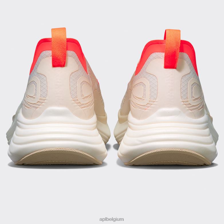 Heren stroomlijnen 22 406TH798 rennen gaaf/impuls rood/wit APL