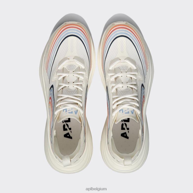 Heren stroomlijnen 23 406TH863 rennen ivoor/gesmeed blauw/multi APL