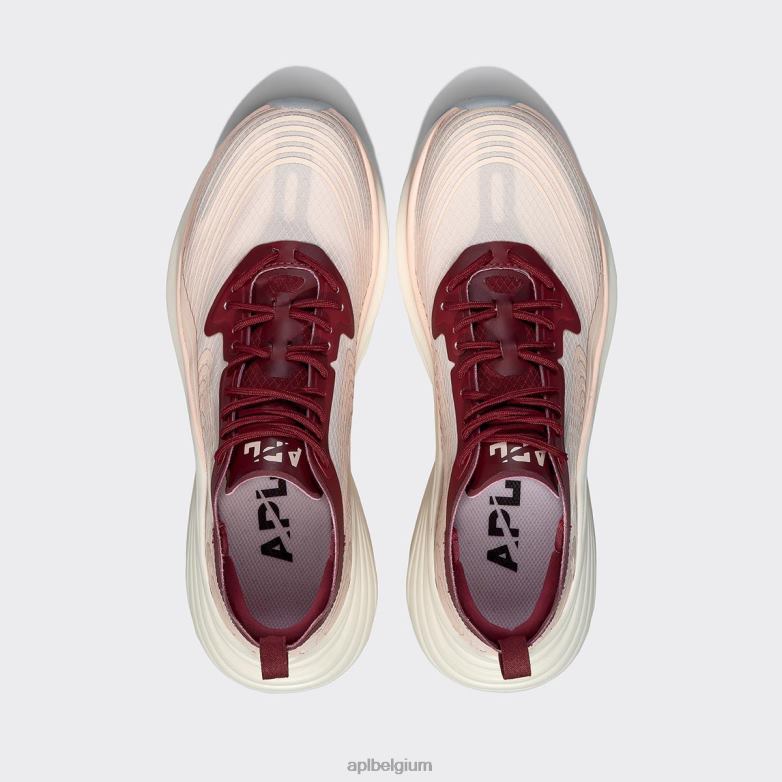 Heren stroomlijnen 23 406TH868 rennen creme/bordeaux/wit APL