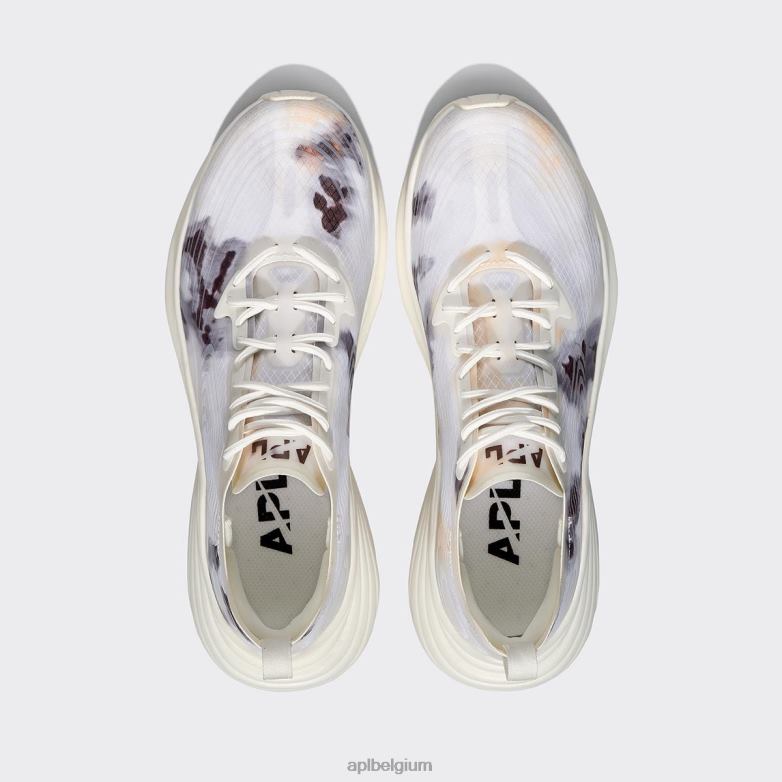 Heren stroomlijnen 23 406TH883 rennen ivoor/chocolade/tie dye APL