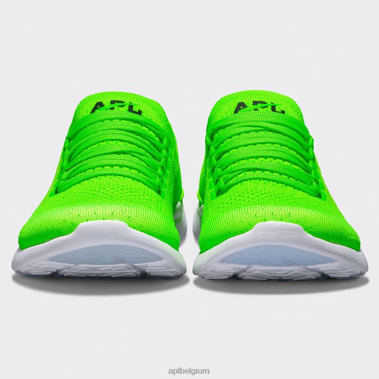 Heren techloom briesje 37 406TH729 rennen groen/zwart/wit APL