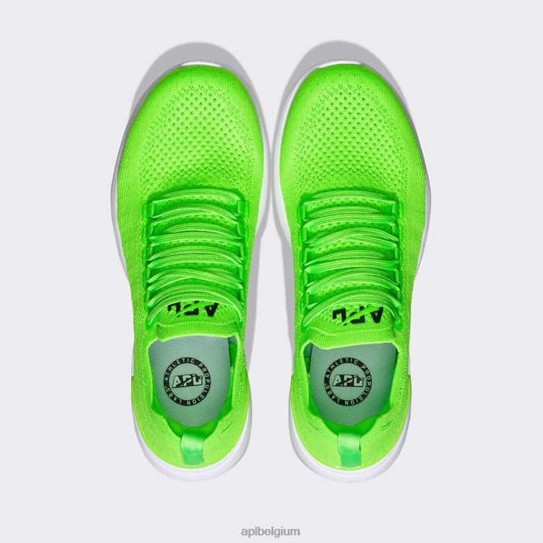 Heren techloom briesje 37 406TH729 rennen groen/zwart/wit APL