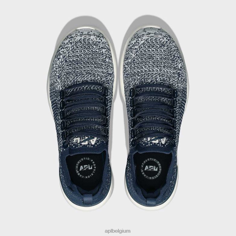 Heren techloom briesje 37 406TH759 rennen marineblauw/ivoor/ombre APL