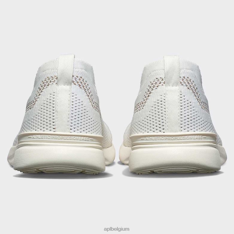 Heren techloom briesje 37 406TH771 rennen ivoor/tan/chocolade APL