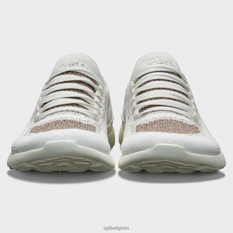 Heren techloom briesje 37 406TH771 rennen ivoor/tan/chocolade APL