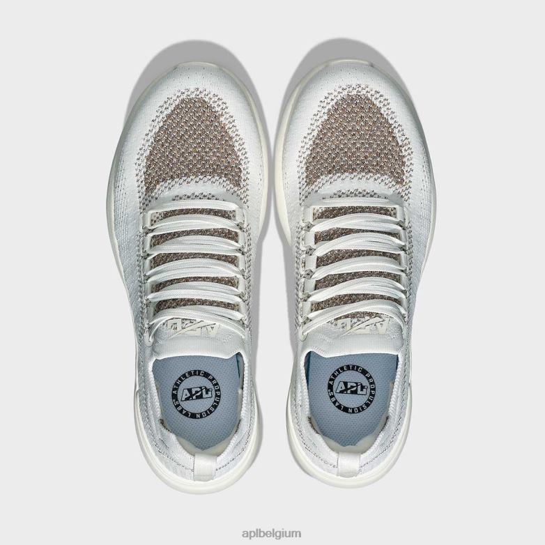 Heren techloom briesje 37 406TH771 rennen ivoor/tan/chocolade APL