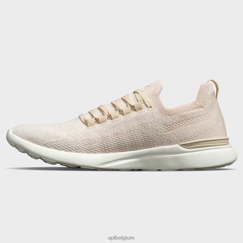 Heren techloom briesje 38 406TH791 rennen perkament/ivoor/ombre APL