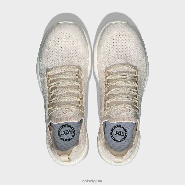 Heren techloom briesje 38 406TH791 rennen perkament/ivoor/ombre APL