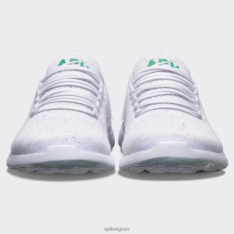 Heren techloom briesje 38 406TH803 rennen wit/confetti APL