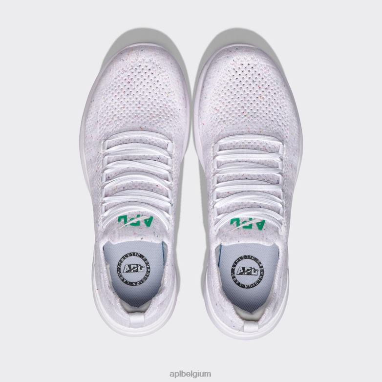 Heren techloom briesje 38 406TH803 rennen wit/confetti APL