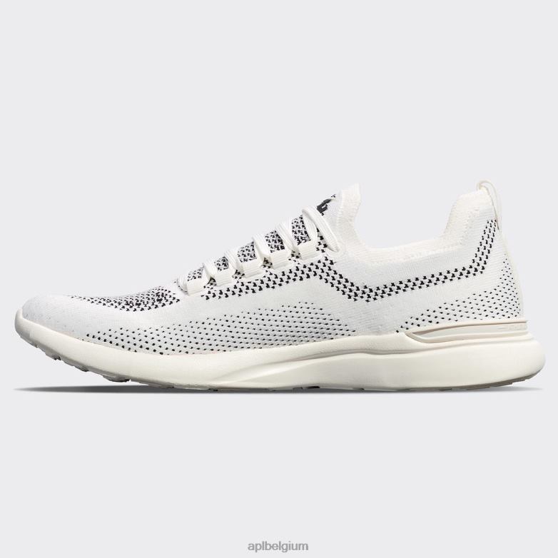 Heren techloom briesje 38 406TH809 rennen ivoor/zwart APL