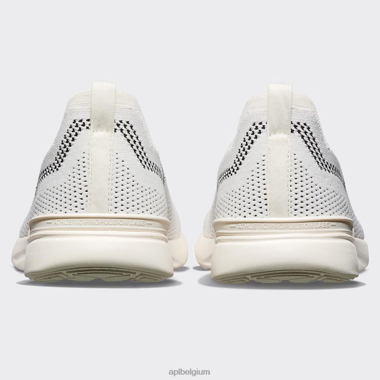 Heren techloom briesje 38 406TH809 rennen ivoor/zwart APL