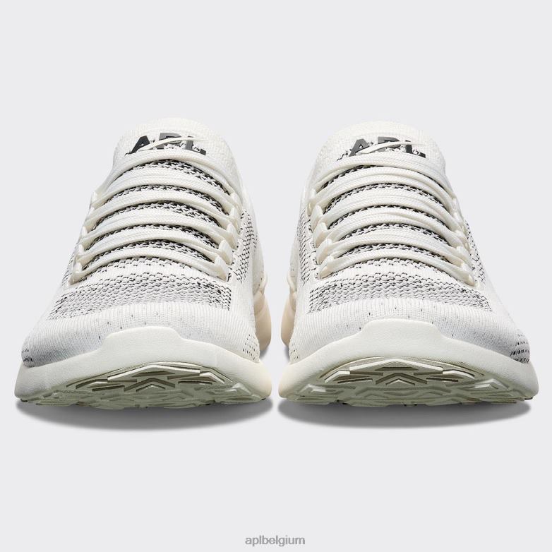 Heren techloom briesje 38 406TH809 rennen ivoor/zwart APL