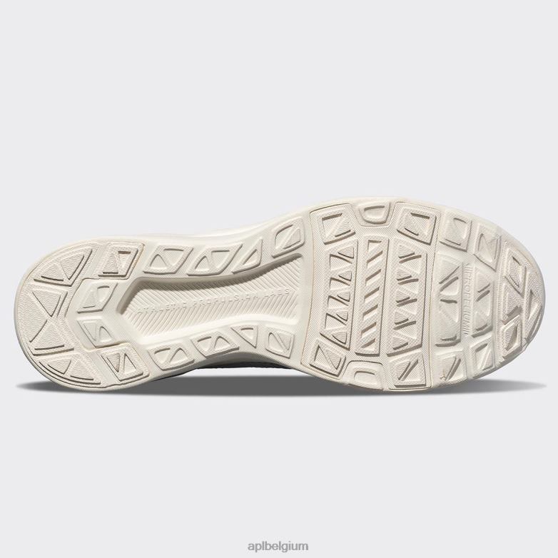 Heren techloom briesje 38 406TH809 rennen ivoor/zwart APL