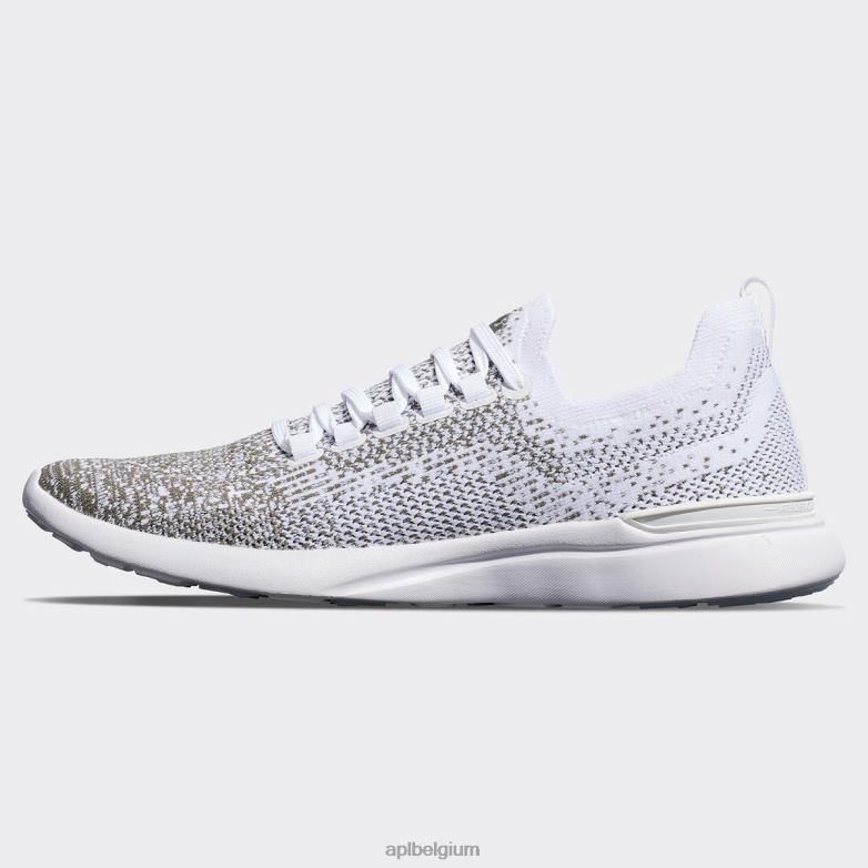 Heren techloom briesje 38 406TH815 rennen wit/vermoeidheid/ombre APL