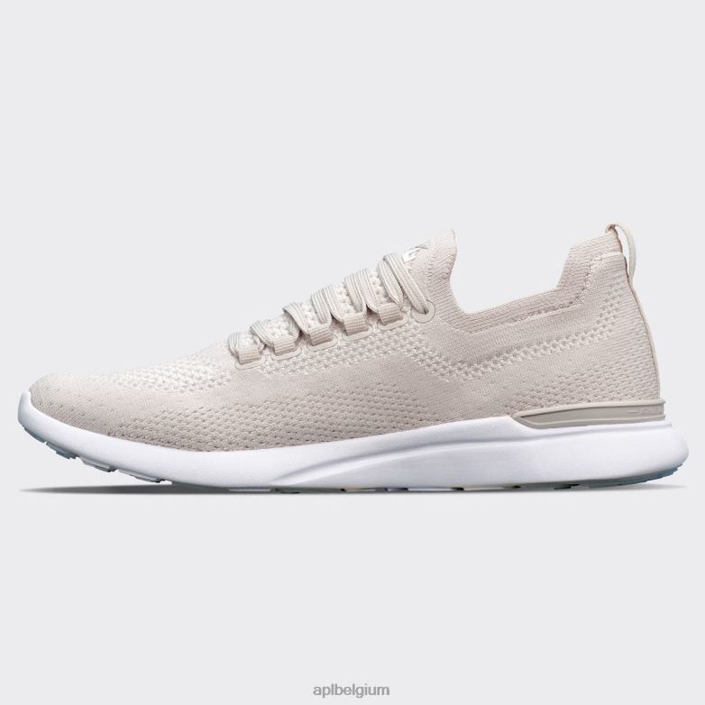 Heren techloom briesje 38 406TH826 rennen klei/ivoor/wit APL