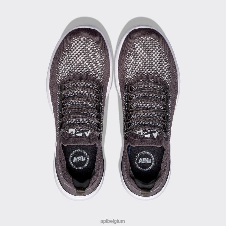 Heren techloom briesje 38 406TH832 rennen antraciet/staalgrijs/wit APL
