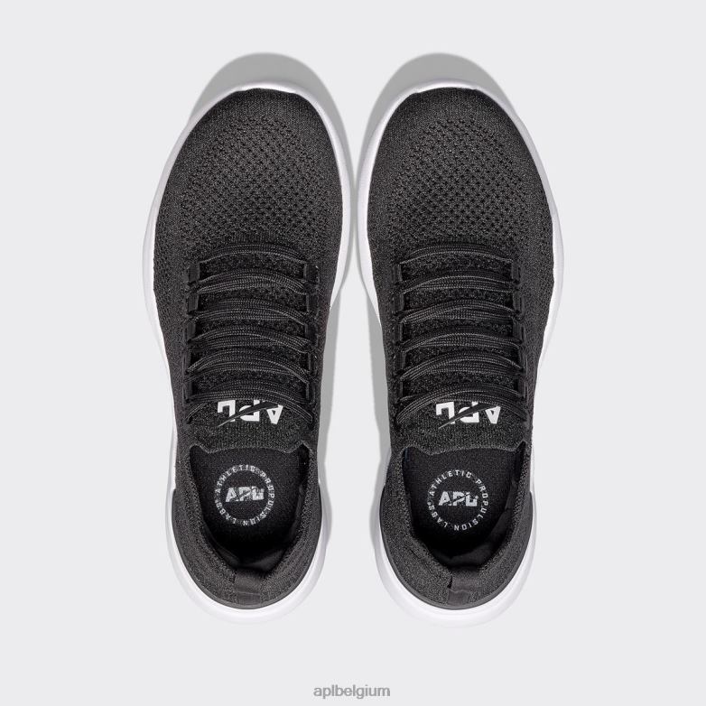 Heren techloom briesje 38 406TH836 rennen metallic zwart/wit APL