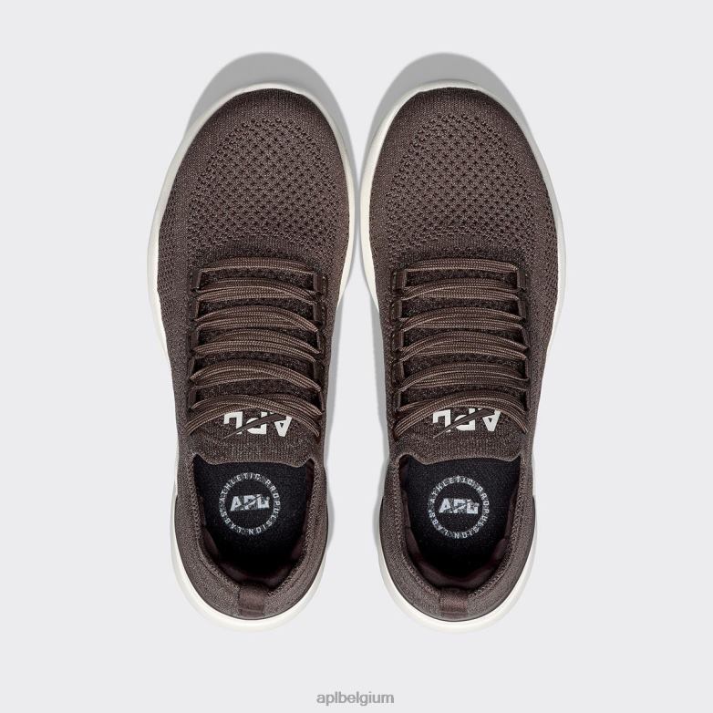 Heren techloom briesje 39 406TH881 rennen metallic chocolade/ivoor APL