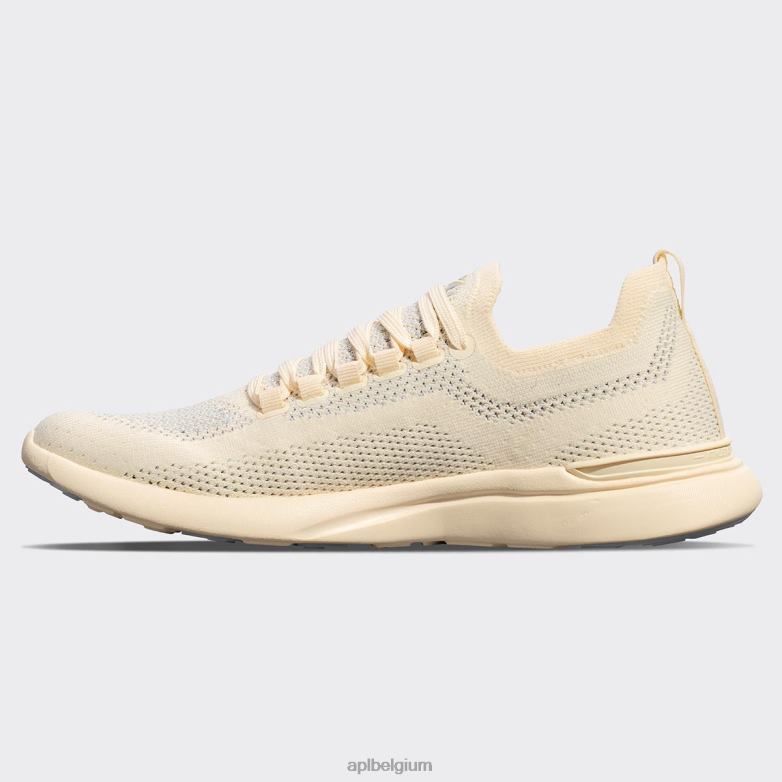 Heren techloom briesje 39 406TH889 rennen vanille/metallic zilver/wit APL