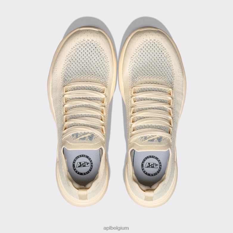 Heren techloom briesje 39 406TH889 rennen vanille/metallic zilver/wit APL