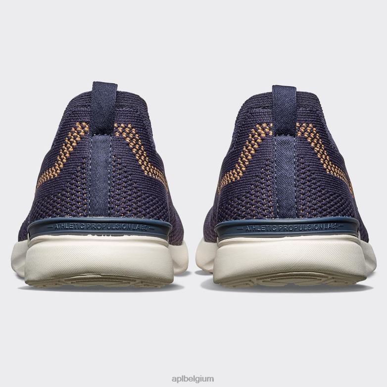 Heren techloom briesje 39 406TH897 rennen middernacht/bruin/ivoor APL